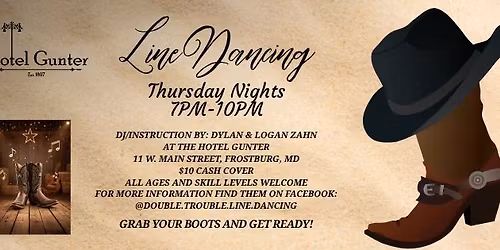 Line Dancing at the Hotel Gunter