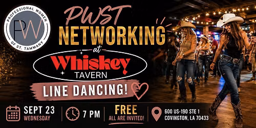 PWST Line Dancing at Whiskey Tavern