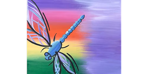 Rainbow Dragonfly - Paint and Sip in Indianapolis | Classpop!\u2122