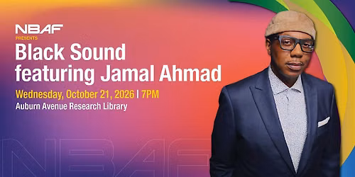 NBAF Presents: BLACK SOUND featuring JAMAL AHMAD