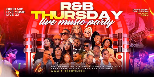 R&B THURSDAY | LIVE MUSIC on WASHINGTON - EATS BEATS & JAZZ
