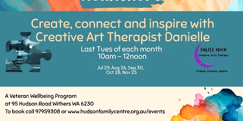 Creative Art Therapy Workshops - Veterans & First Responders