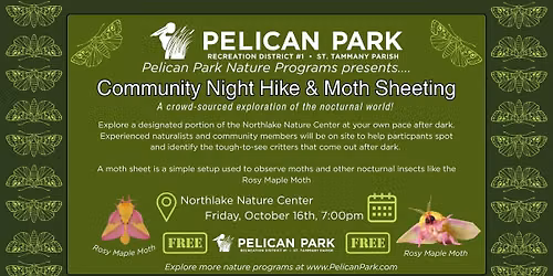 Community Night Hike and Moth Sheeting