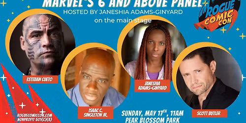 Marvel's 6 and Above Panel with Janeshia Adams-Ginyard at Rogue Comic Con