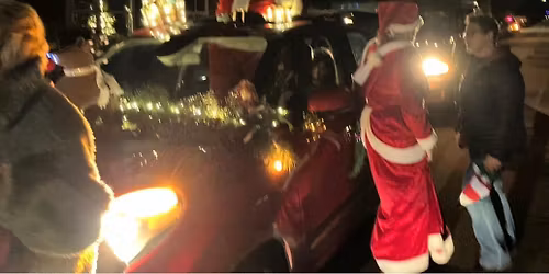 Father Christmas\u2019 frolics and food bank collection\u2026