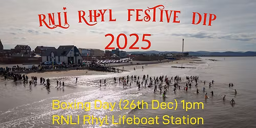 RNLI Rhyl Festive Dip 2025