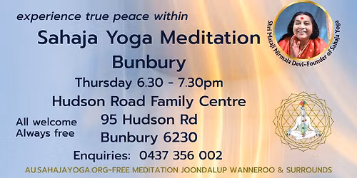 Sahaja Yoga Meditation Class Bunbury
