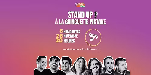 STAND UP A LA GUINGUETTE PICTAVE