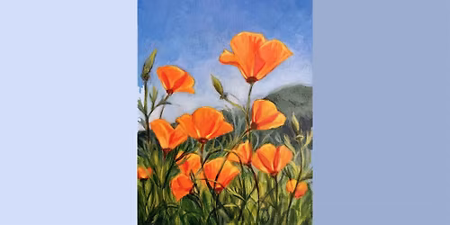 Workshop | Acrylic Painting \u2022 California Poppies | Laguna Art-A-Fair