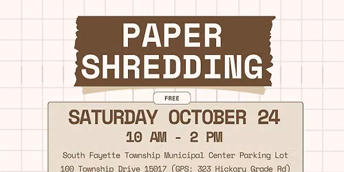 Paper Shredding - South Fayette
