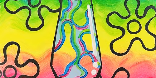 Kids Summer Art Camp at Pinot's Palette | Luminous Lava Lamp Painting & Craft