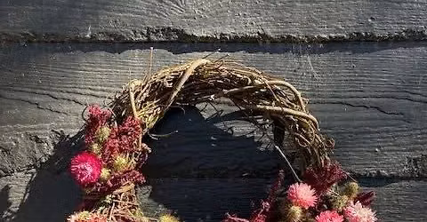 Flower Workshop: Floral Wreaths -Tuesday October 27th, 5:00-7:00pm