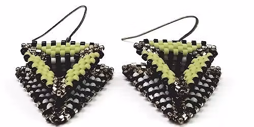 Raised Triangle Earrings