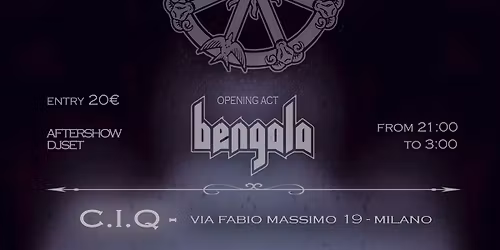 ORDO ROSARIUS EQUILIBRIO Live \/ opening Bengala @ C.I.Q + djset