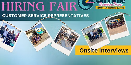 Hiring Fair - Customer Service Representatives
