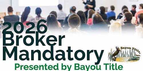 2026 Broker Mandatory Broker Leadership & Compliance
