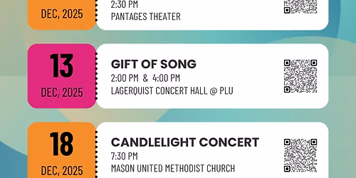 Symphony Tacoma - Holiday Favorites at Pantages Theater - WA