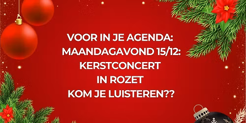 Kerstconcert De Muziekmakerij