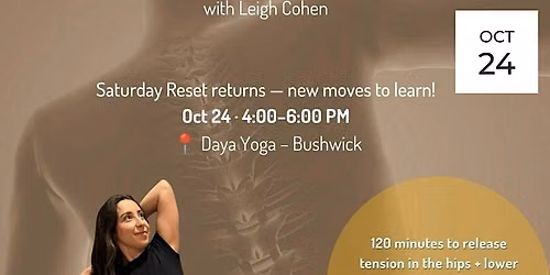 Saturday Reset: Hip Mobility and Core Re-strength