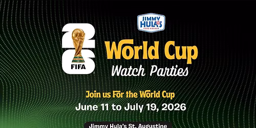 FIFA World Cup Watch Party at Jimmy Hulas \u26bd\ufe0f\ud83e\udd19