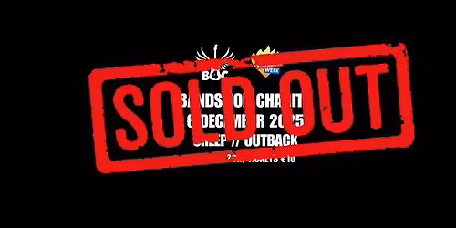 SOLD OUT!! Bands for Charity vlamt voor De Warmste Week