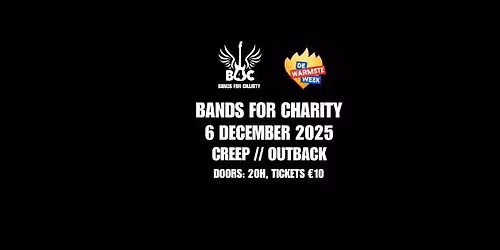 Bands for Charity vlamt voor De Warmste Week