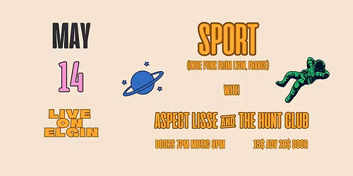 SPORT (LYON, FRANCE), ASPECT LISSE & THE HUNT CLUB