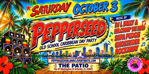 Pepperseed - A 90s and Early 00s Caribbean Day Party