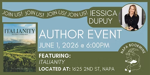 Author Event: Italianity by Jessica Dupuy