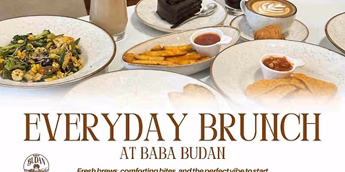 Everyday Brunch at Baba Budan Cafe