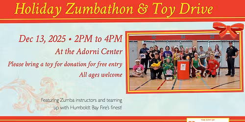 Holiday Zumbathon and Toy Drive! 