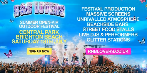 R&amp;B Lovers -  Summer Outdoor Beach Festival - Central Park Brighton [PRE-SALE TICKETS ON SALE 9AM THURSDAY!]