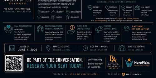 HeroPicks & Beyond Awareness Leadership Dinner | Phoenix | June 4