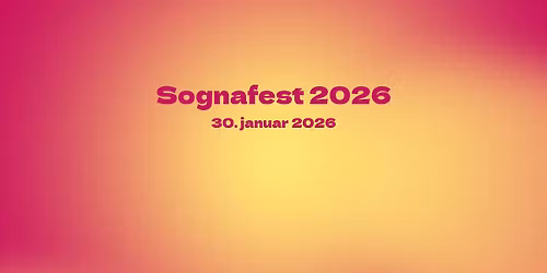 Sognafest 2026 - UTSELD!