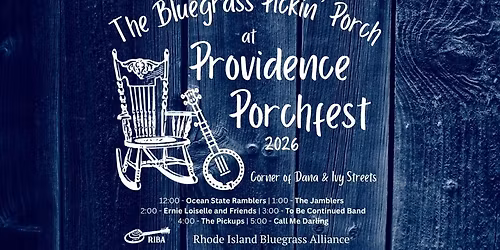 Bluegrass Pickin' Porch at Providence Porchfest 2026