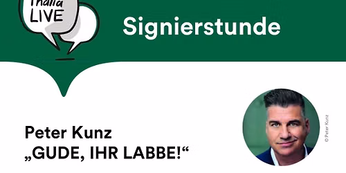 Signierstunde mit Peter Kunz 