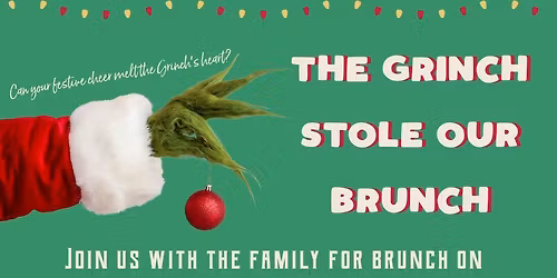 THE GRINCH IS COMING TO ORLEANS SMOKEHOUSE!