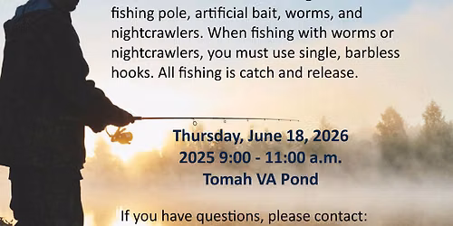 Tomah VA Outpatient Veteran Fishing Day
