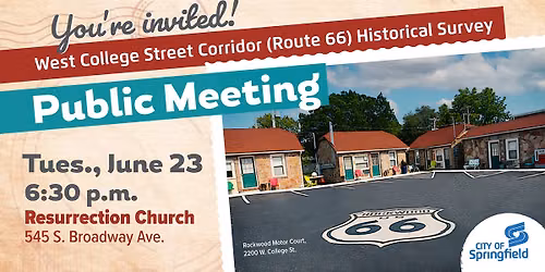 West College Street Corridor Historical Survey Public Meeting