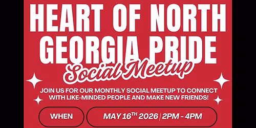 Heart of North GA Pride Montly Social