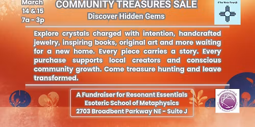 Community Treasures Sale - A Fundraiser
