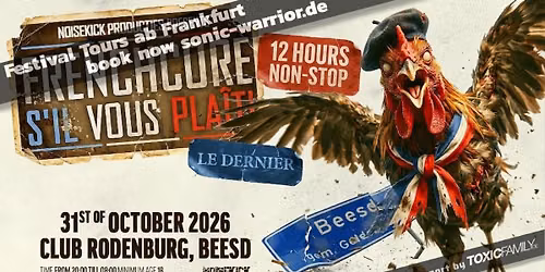 \u25ba Bus zur Frenchcore S\u2019il Vous Pla\u00eet (Club Rodenburg) ab FFM, Gie\u00dfen, K\u00f6ln