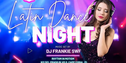 March 2026 Latin Dance Workshop and Dance Party!!