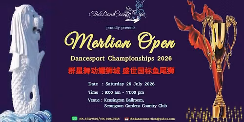 Merlion Open Dancesport Championships 2026
