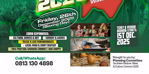 Zaria 1.0: Southern Kaduna Vibes & Culture Connect 2025