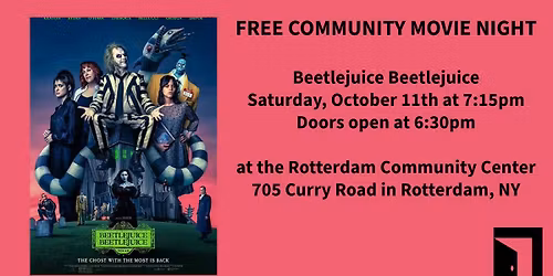 Community Movie Night: Beetlejuice Beetlejuice