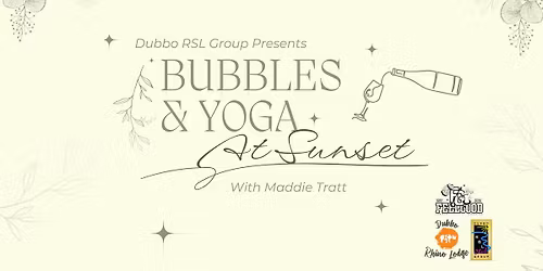 BUBBLES & YOGA AT SUNSET 