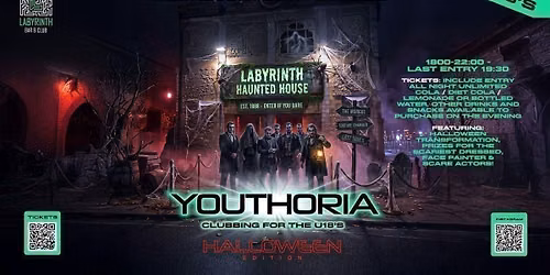 YOUTHORIA - U18s Halloween Edition
