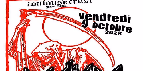 Soir\u00e9e metal crust : PESTICIDE (crust - Belgique) + DELIVER THE SUFFERING (thrash-death - Tlse)