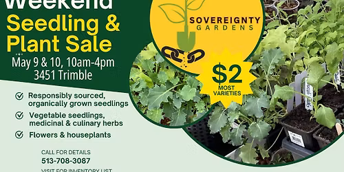 Sovereignty Gardens Mother's Day Weekend Plant Sale